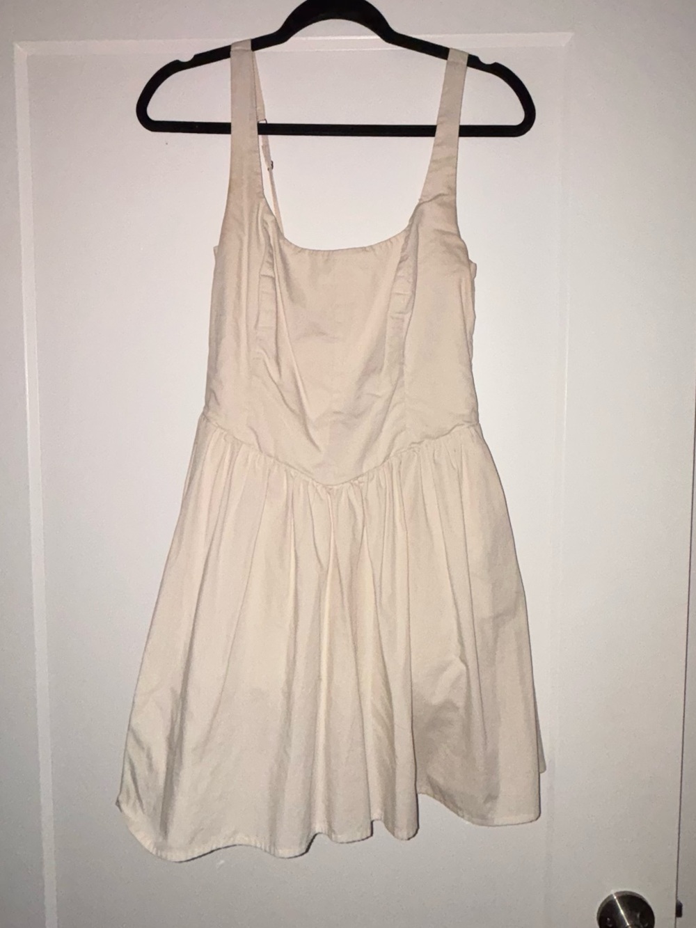 Abercrombie & Fitch Cream Spaghetti Strap Romper